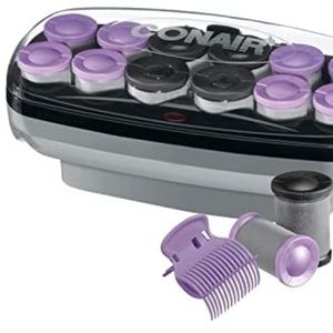 Conair Jumbo and Super Jumbo Ceramic Hot Rollers, Bonus Super Clips Included